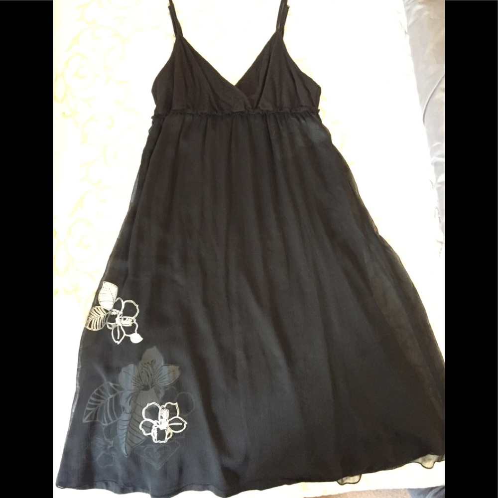 Black beach dress